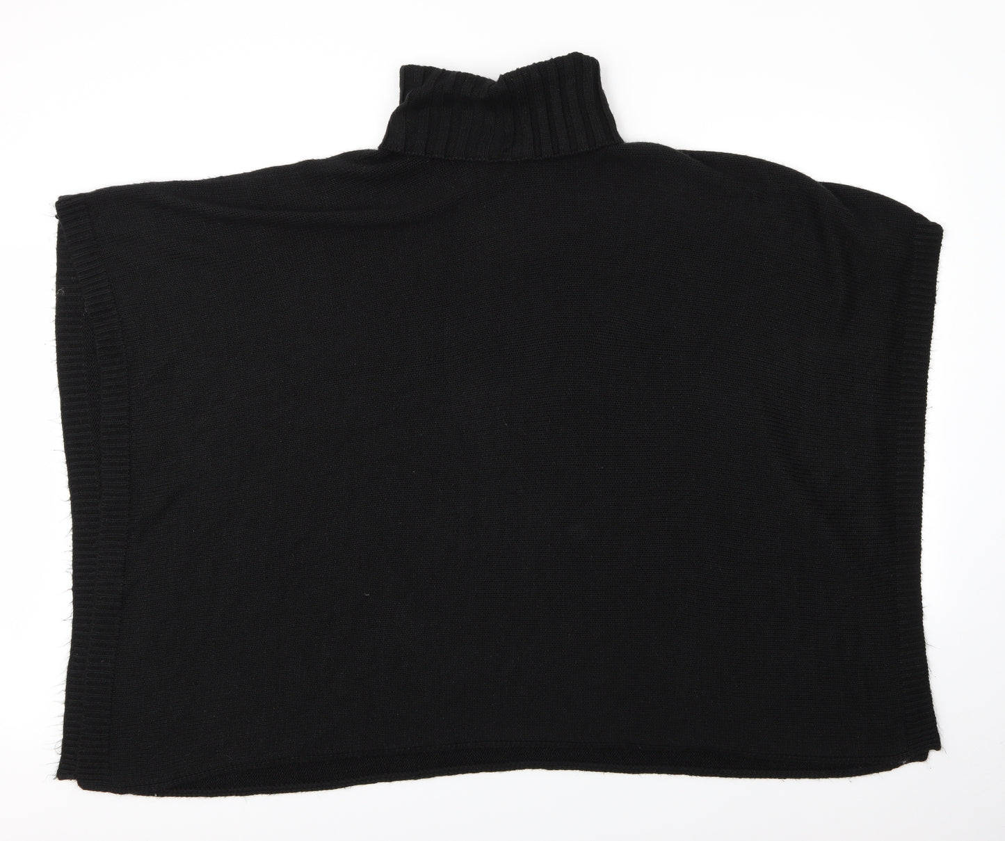 Preworn Womens Black   Cape Jumper Size S