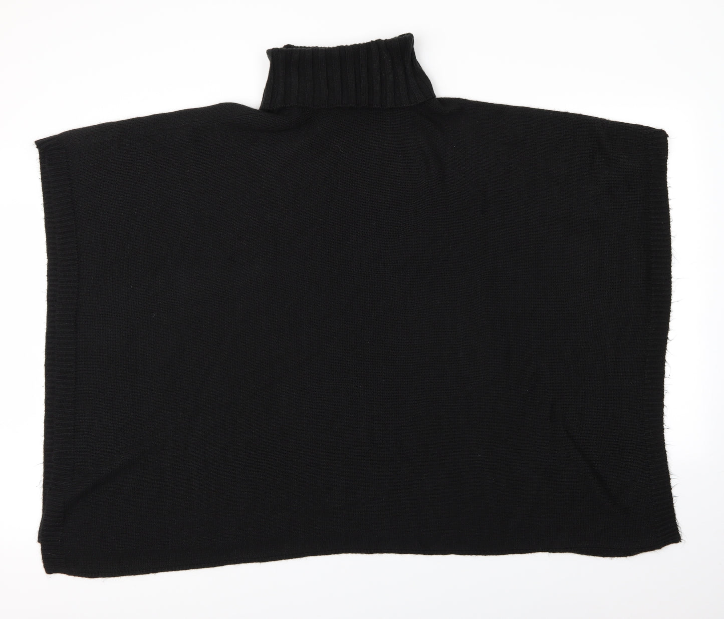 Preworn Womens Black   Cape Jumper Size S