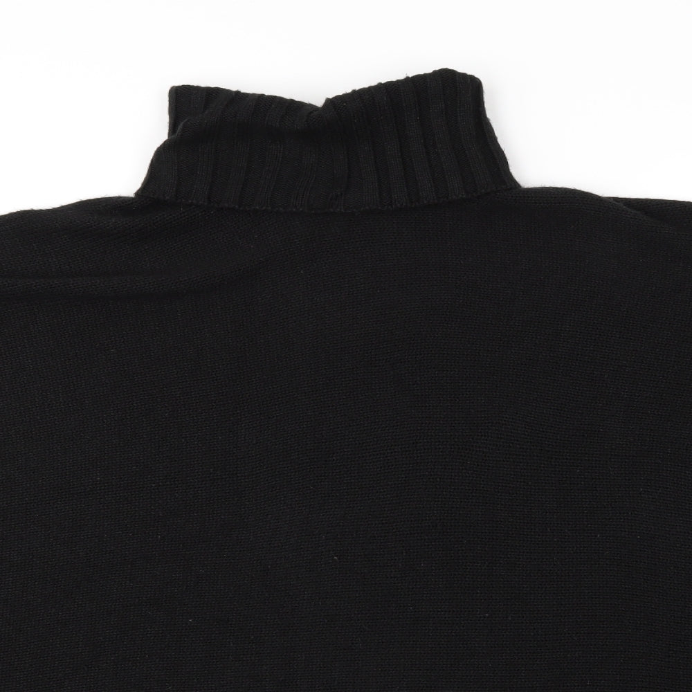 Preworn Womens Black   Cape Jumper Size S