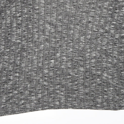 BDG Womens Grey Striped  Cardigan Jumper Size XS