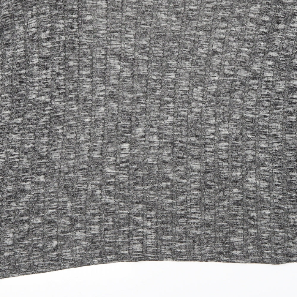 BDG Womens Grey Striped  Cardigan Jumper Size XS