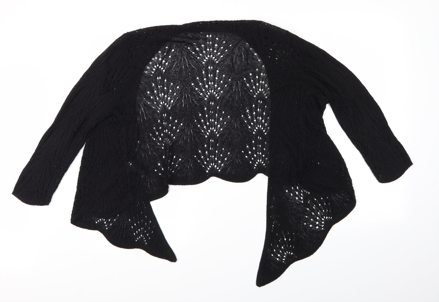 David Emanuel Womens Black   Cardigan Jumper Size M