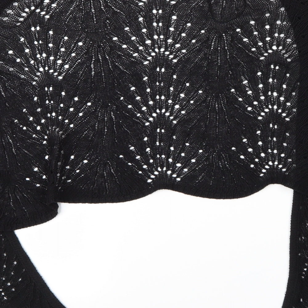 David Emanuel Womens Black   Cardigan Jumper Size M