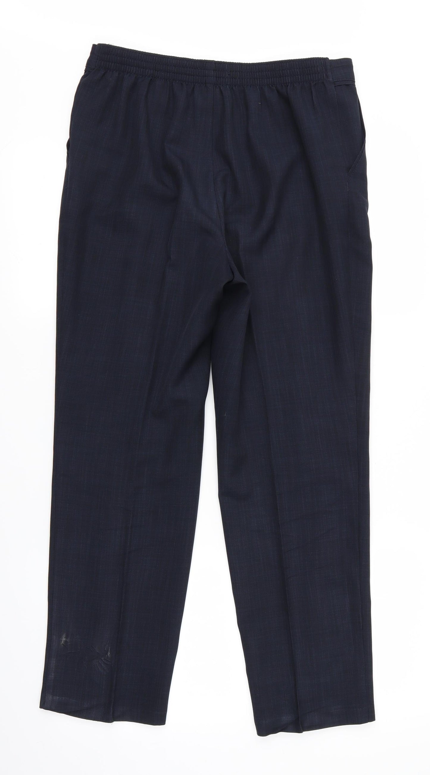 M&S Womens Blue   Trousers  Size 10 L30 in