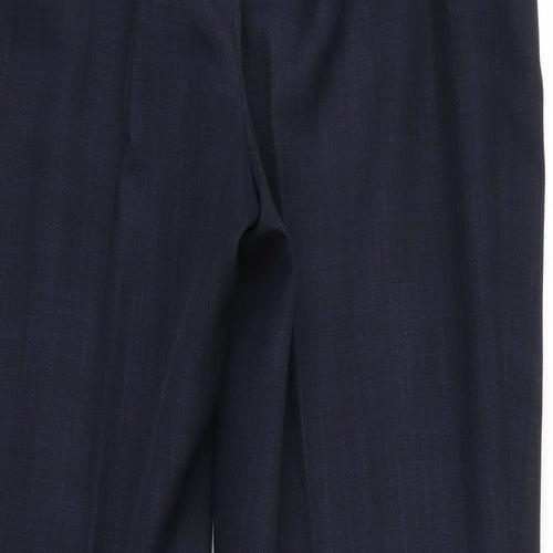 M&S Womens Blue   Trousers  Size 10 L30 in