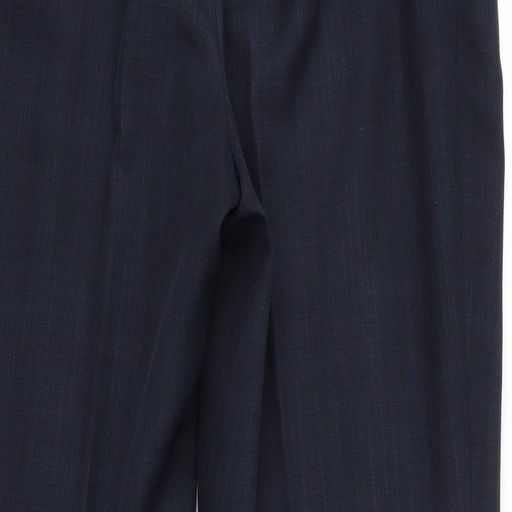 M&S Womens Blue   Trousers  Size 10 L30 in