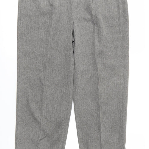BM Womens Grey   Trousers  Size 10 L30 in