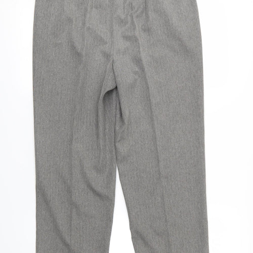 BM Womens Grey   Trousers  Size 10 L30 in