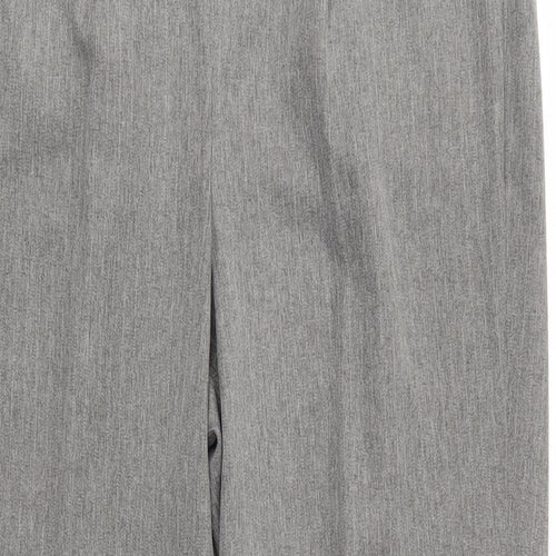 BM Womens Grey   Trousers  Size 10 L30 in