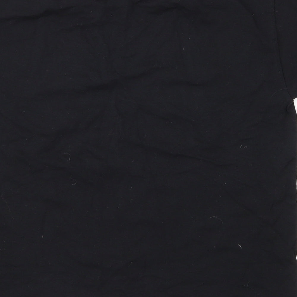 Preworn Girls Black   Basic T-Shirt Size 7-8 Years  - Pop UK