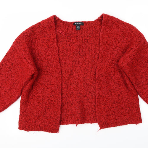 New Look Womens Red   Full Zip Jumper Size M