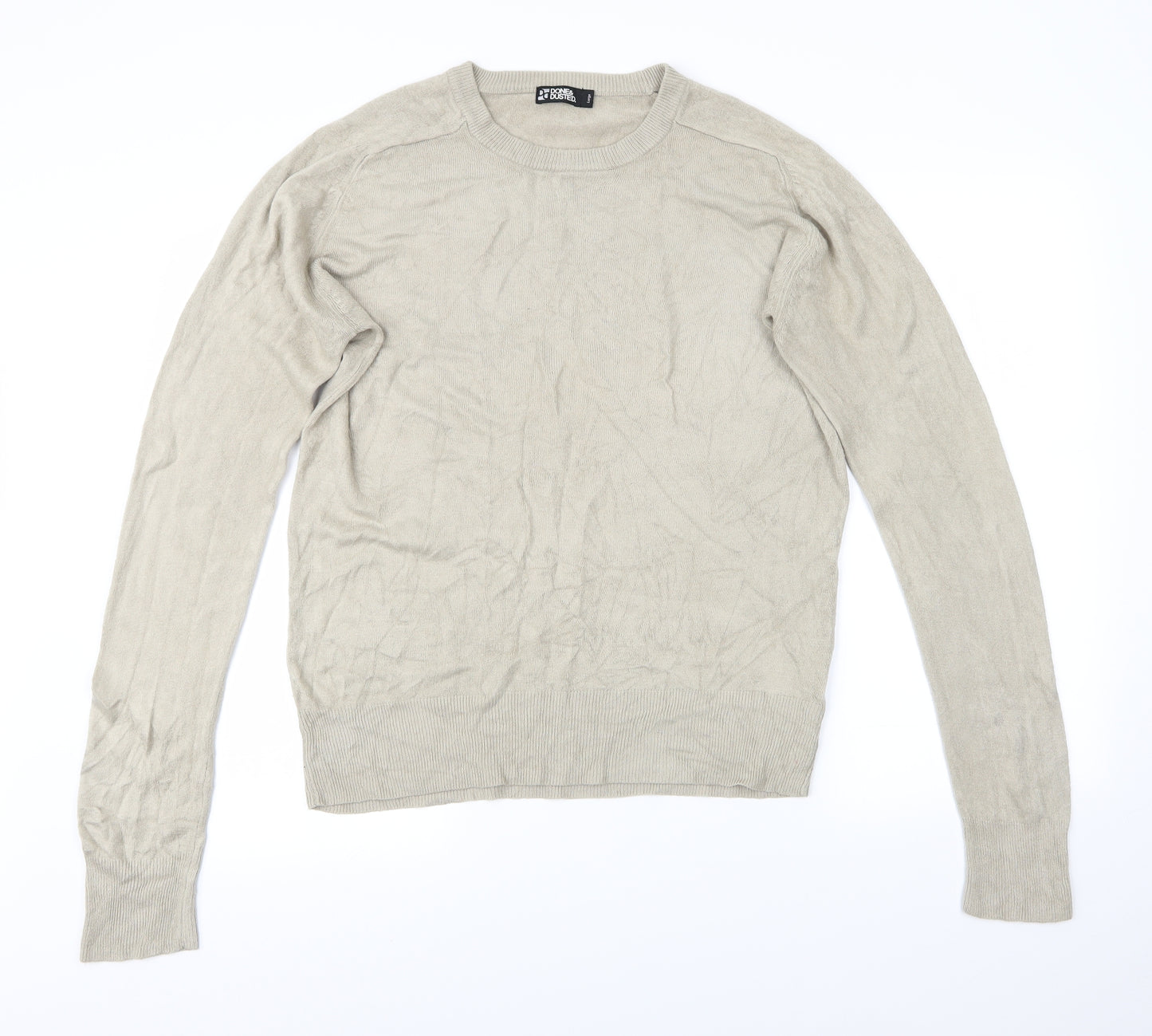 Done & Dusted Mens Green   Pullover Jumper Size L