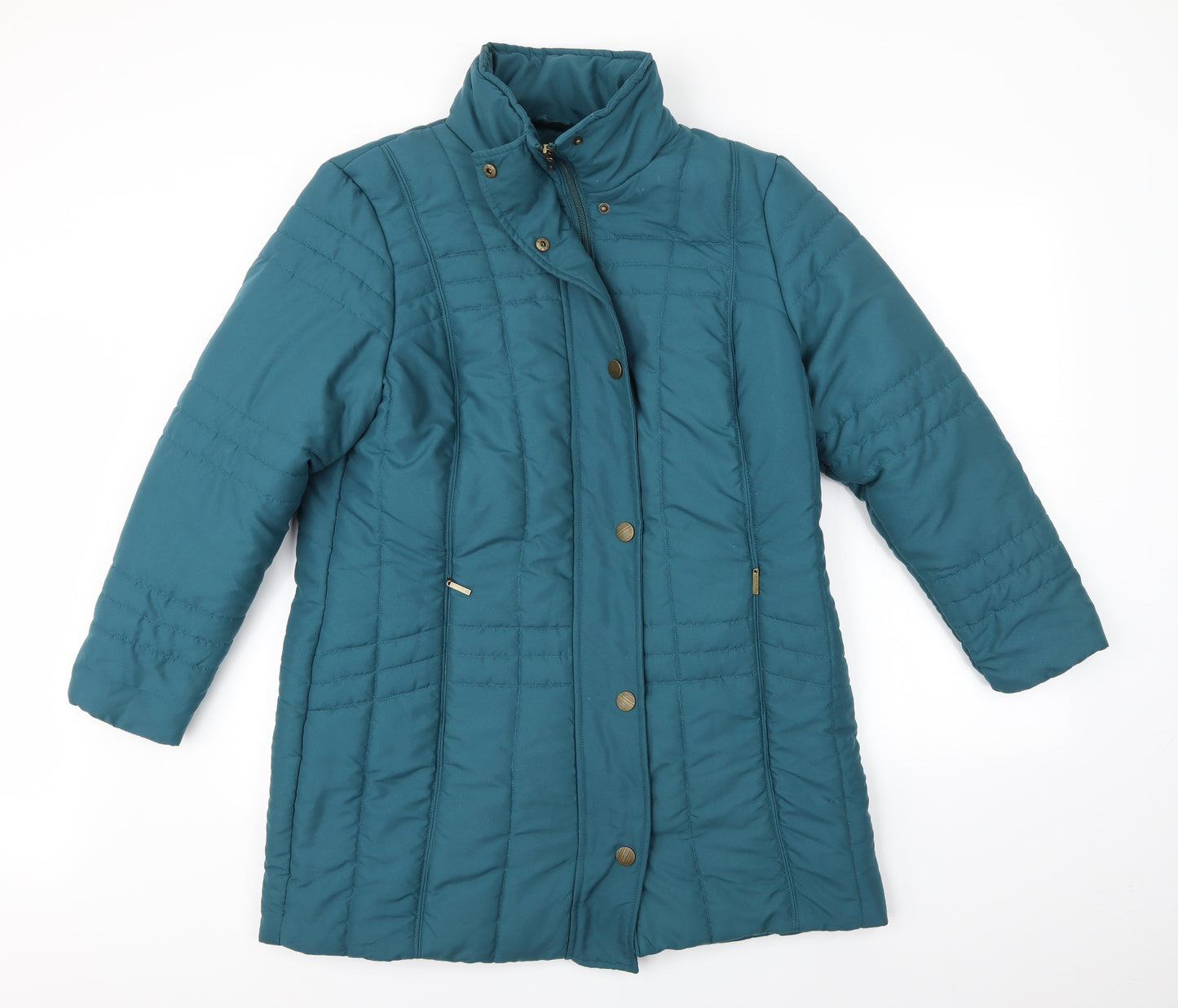 TIGI Womens Blue   Puffer Jacket Coat Size 14