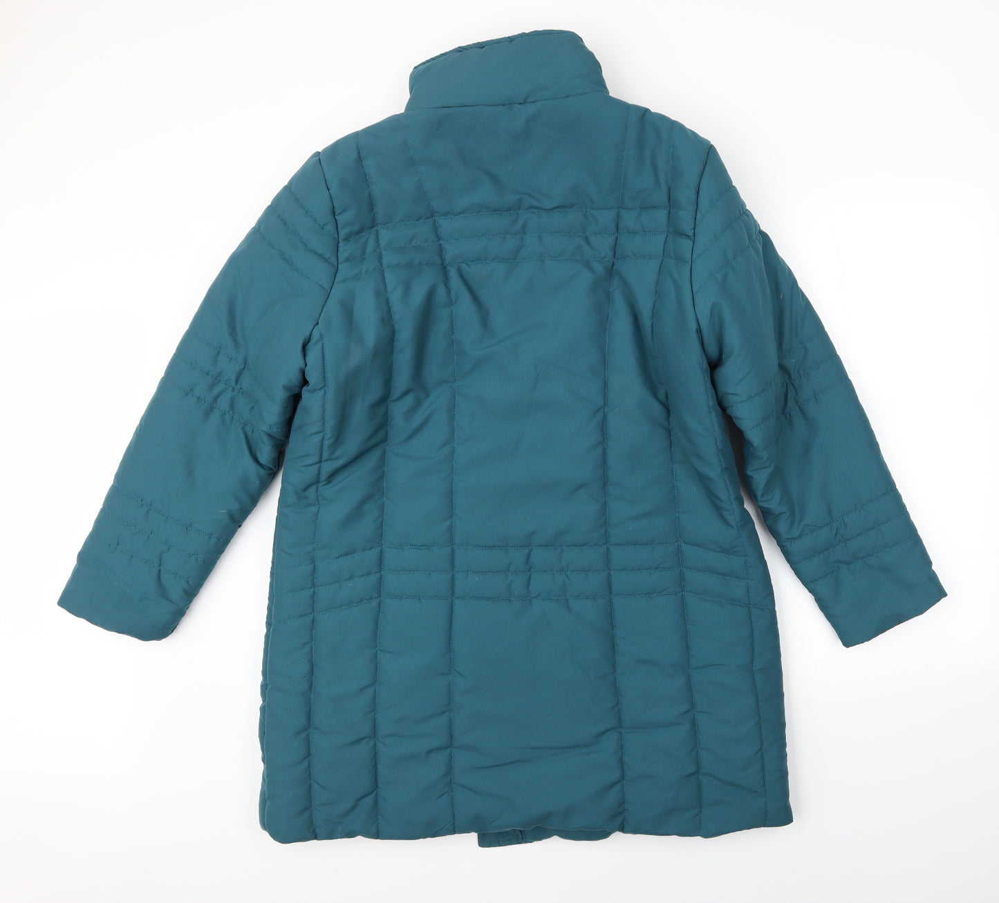 TIGI Womens Blue   Puffer Jacket Coat Size 14
