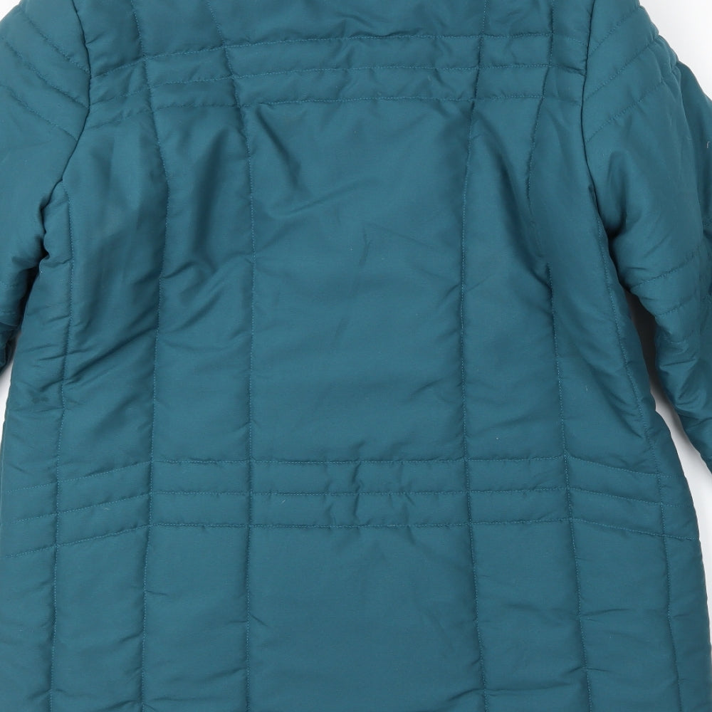 TIGI Womens Blue   Puffer Jacket Coat Size 14