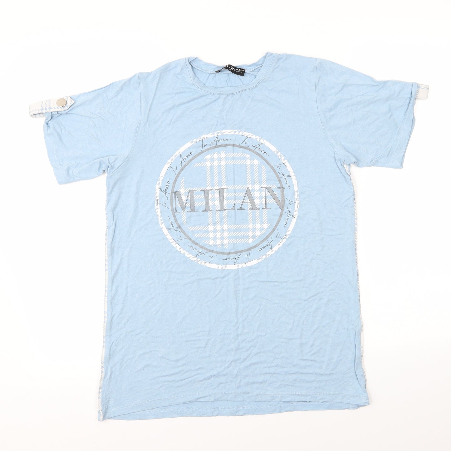 Select Womens Blue   Basic T-Shirt Size S