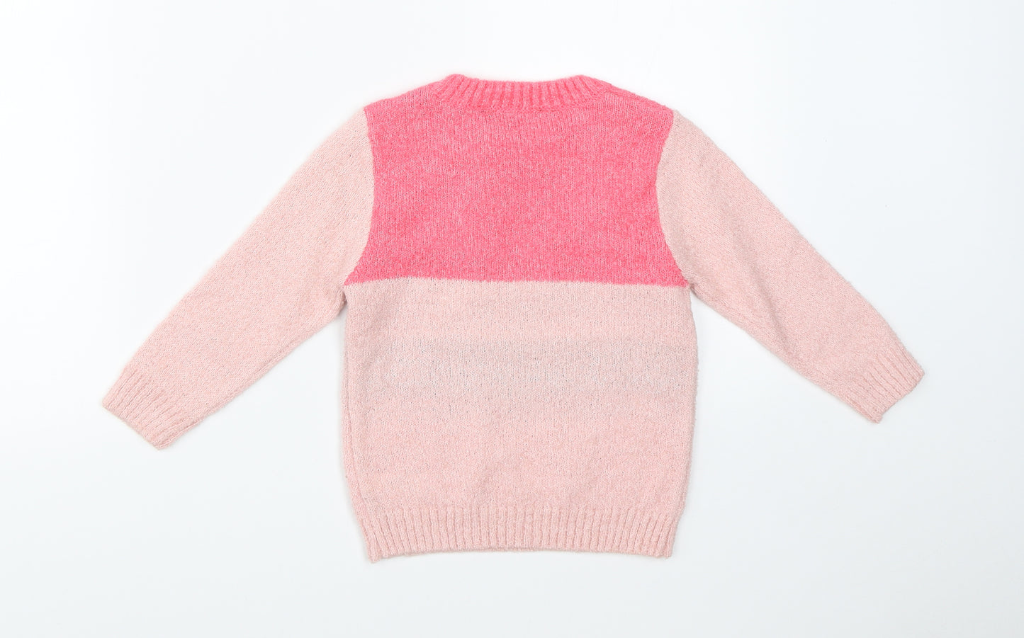 George Girls Pink   Pullover Jumper Size 18-24 Months  - unicorn