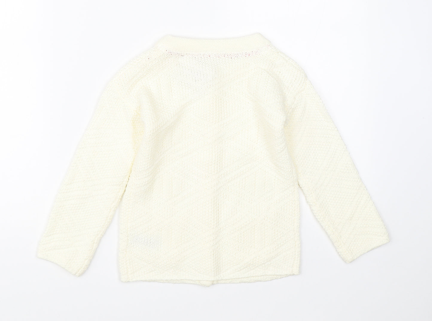Nutmeg Girls Beige  Knit Pullover Jumper Size 5-6 Years