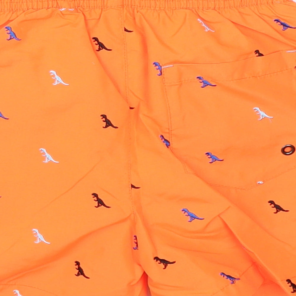 NEXT Boys Orange   Utility Shorts Size 6 Years - beach swim