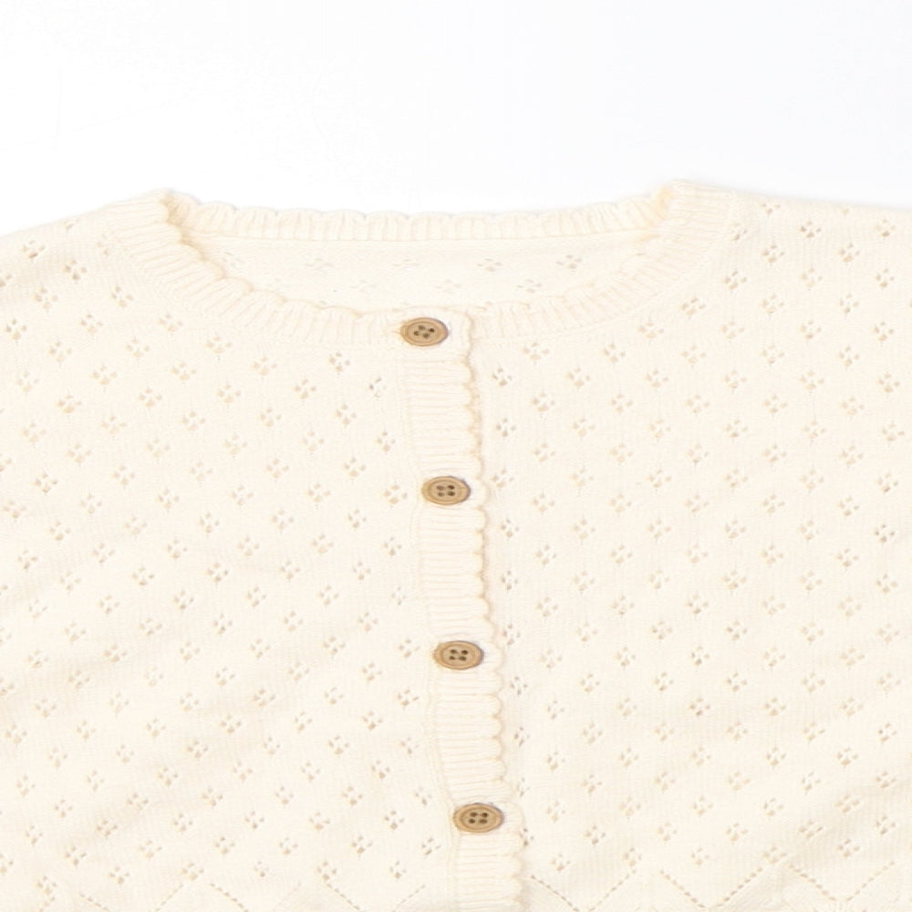 George Baby Beige  Knit Cardigan Jumper Size 0-3 Months