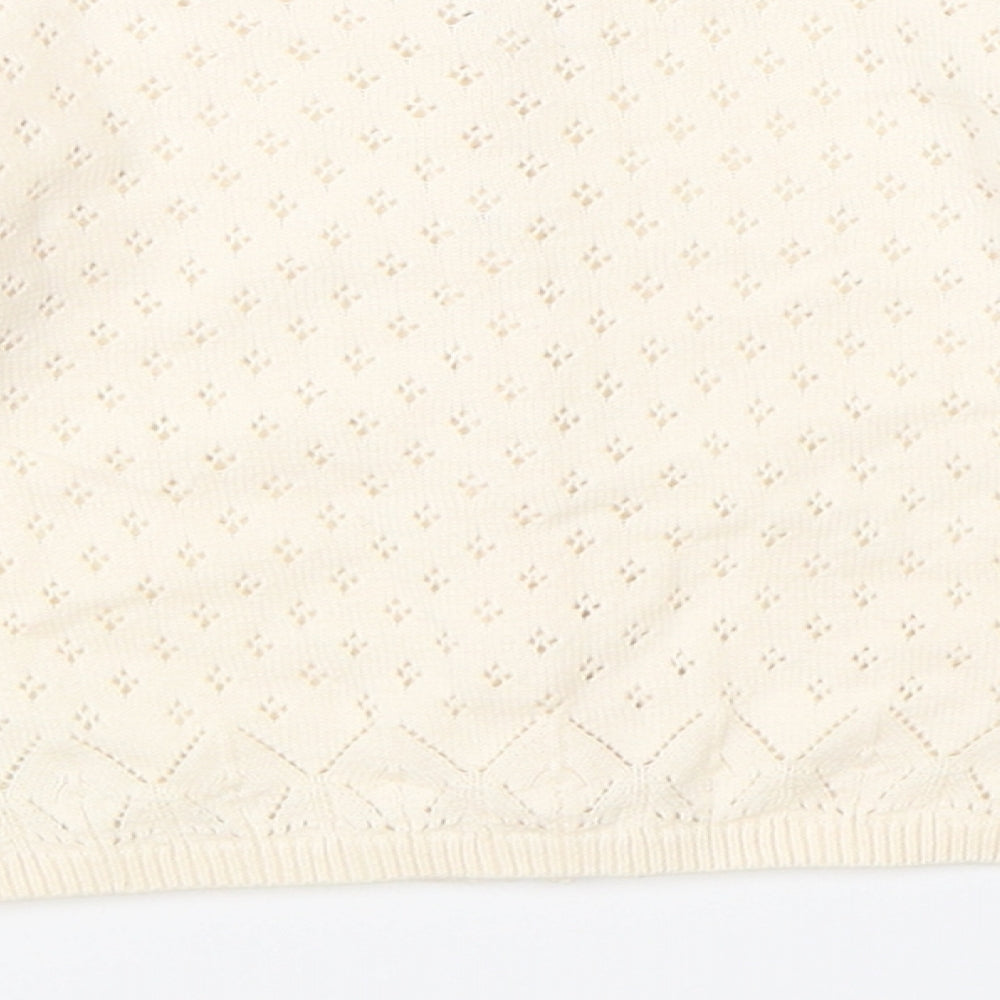 George Baby Beige  Knit Cardigan Jumper Size 0-3 Months