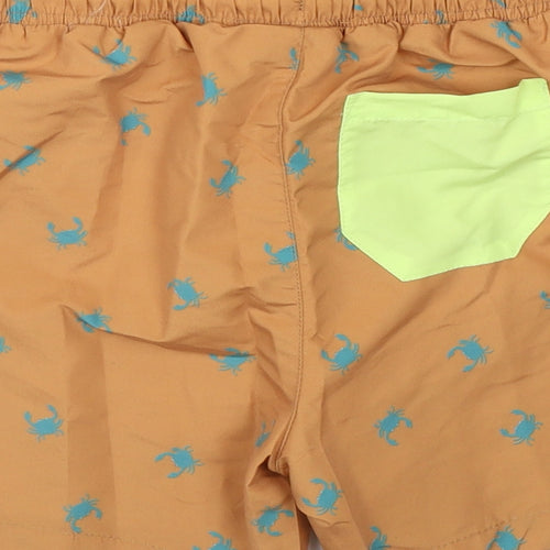 Leigh Tucker Boys Brown   Utility Shorts Size 9-10 Years - swim beach