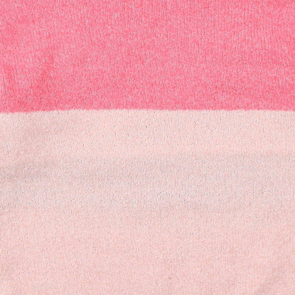 George Boys Pink  Knit Pullover Jumper Size 5-6 Years  - unicorn