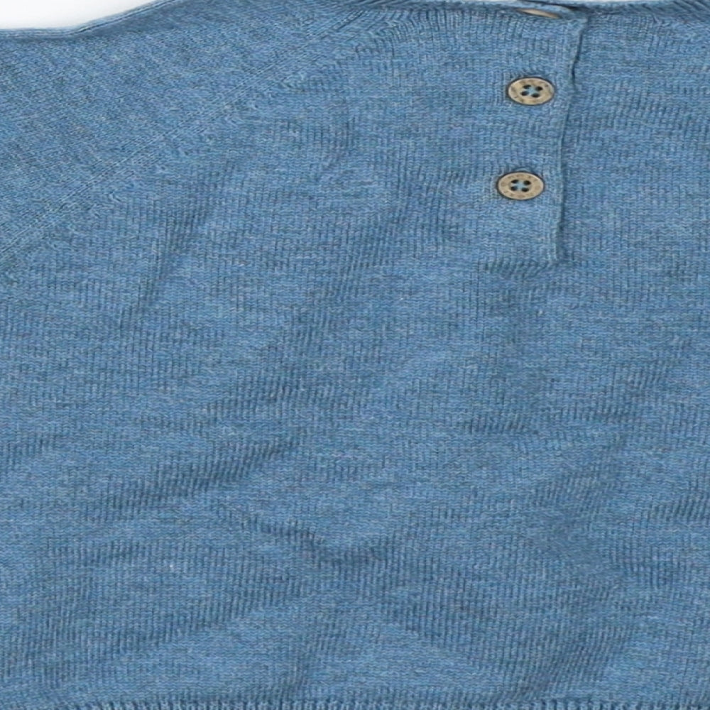 NEXT Girls Blue  Knit Pullover Jumper Size 3-6 Months