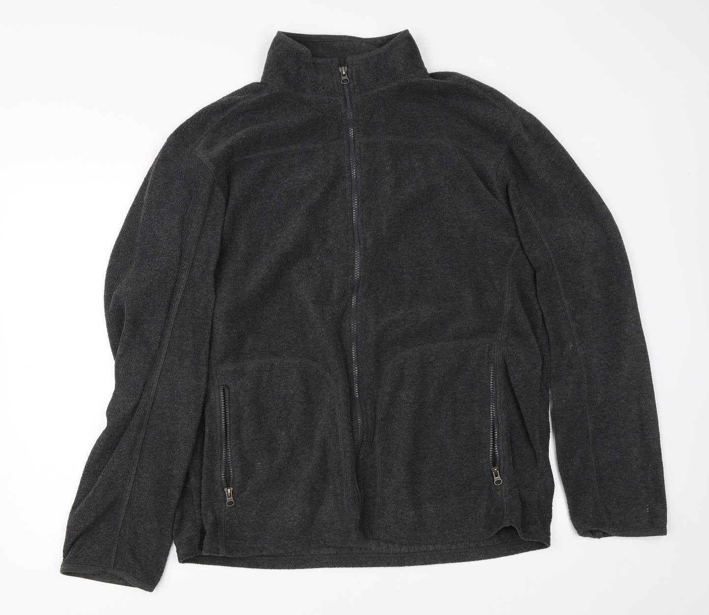 F&F Mens Grey   Full Zip Jumper Size XL