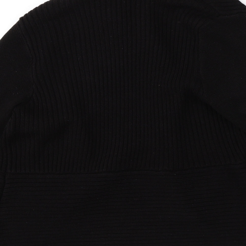 H&M Womens Black   Cardigan Jumper Size L