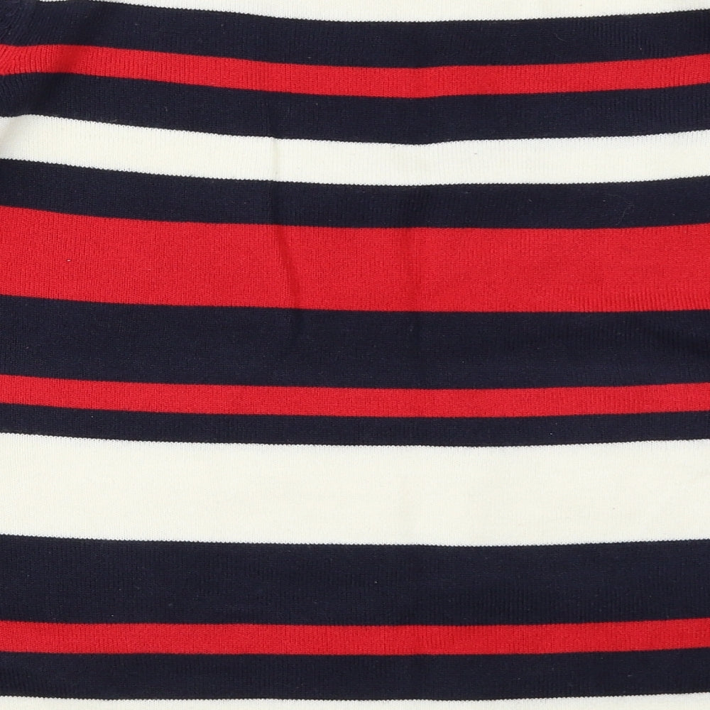 Papaya Womens Multicoloured Striped  Pullover Jumper Size 16