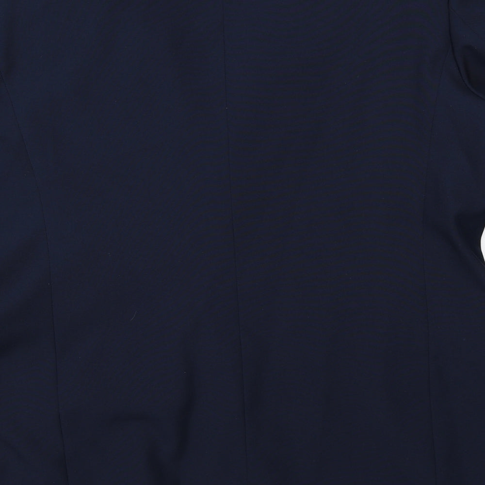 Preworn Mens Blue   Jacket Suit Jacket Size 38