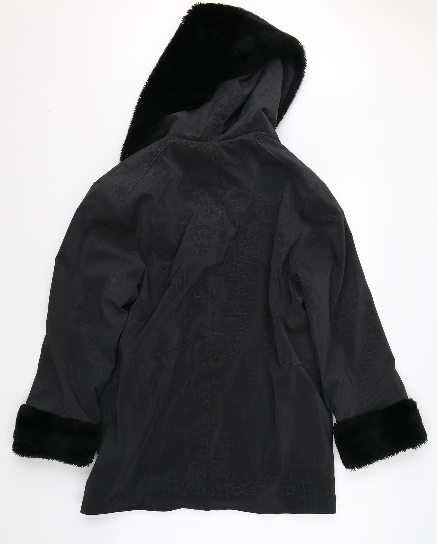 Papaya Womens Black   Jacket Coat Size 10