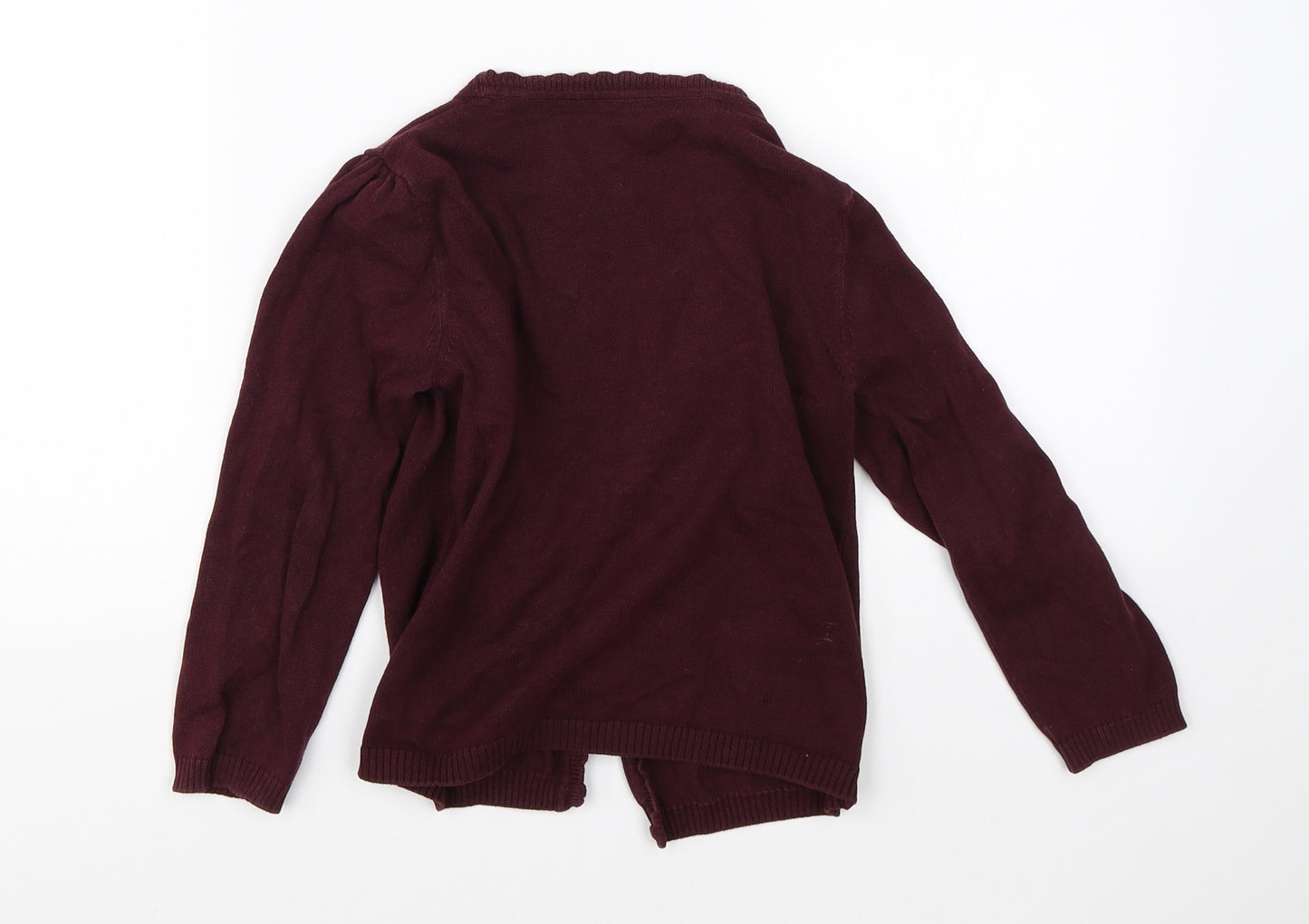 TU Girls Purple   Cardigan Jumper Size 6 Years