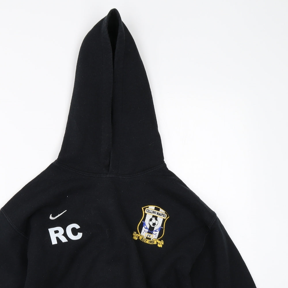 Gildan Boys Black   Pullover Hoodie Size L  - Magpies FC RC Nike