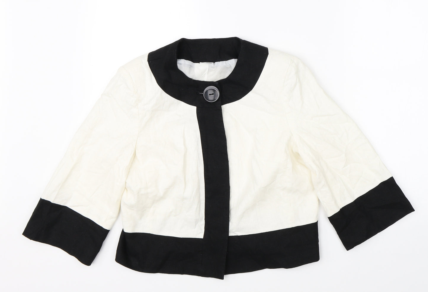 Ethel Austin Womens White   Cardigan Jumper Size 10