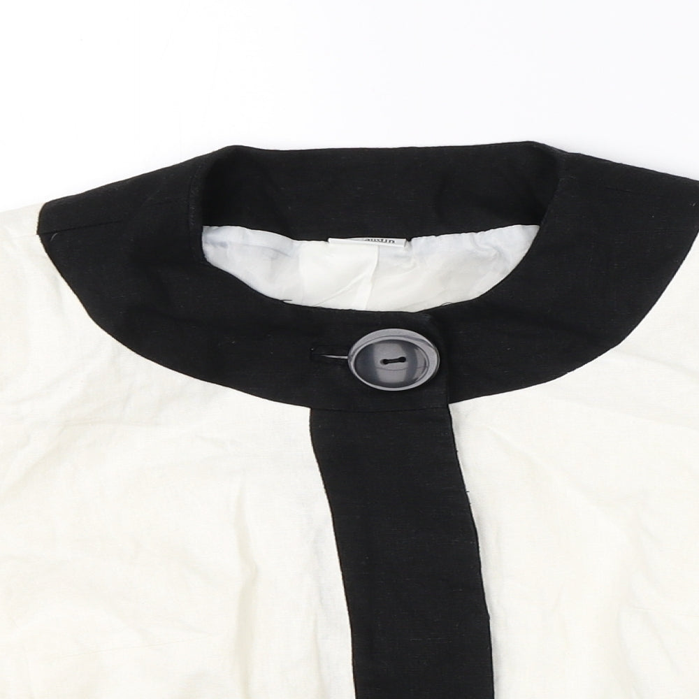 Ethel Austin Womens White   Cardigan Jumper Size 10