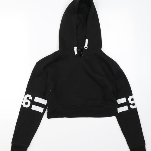 New Look Girls Black   Shrug Hoodie Size 10-11 Years