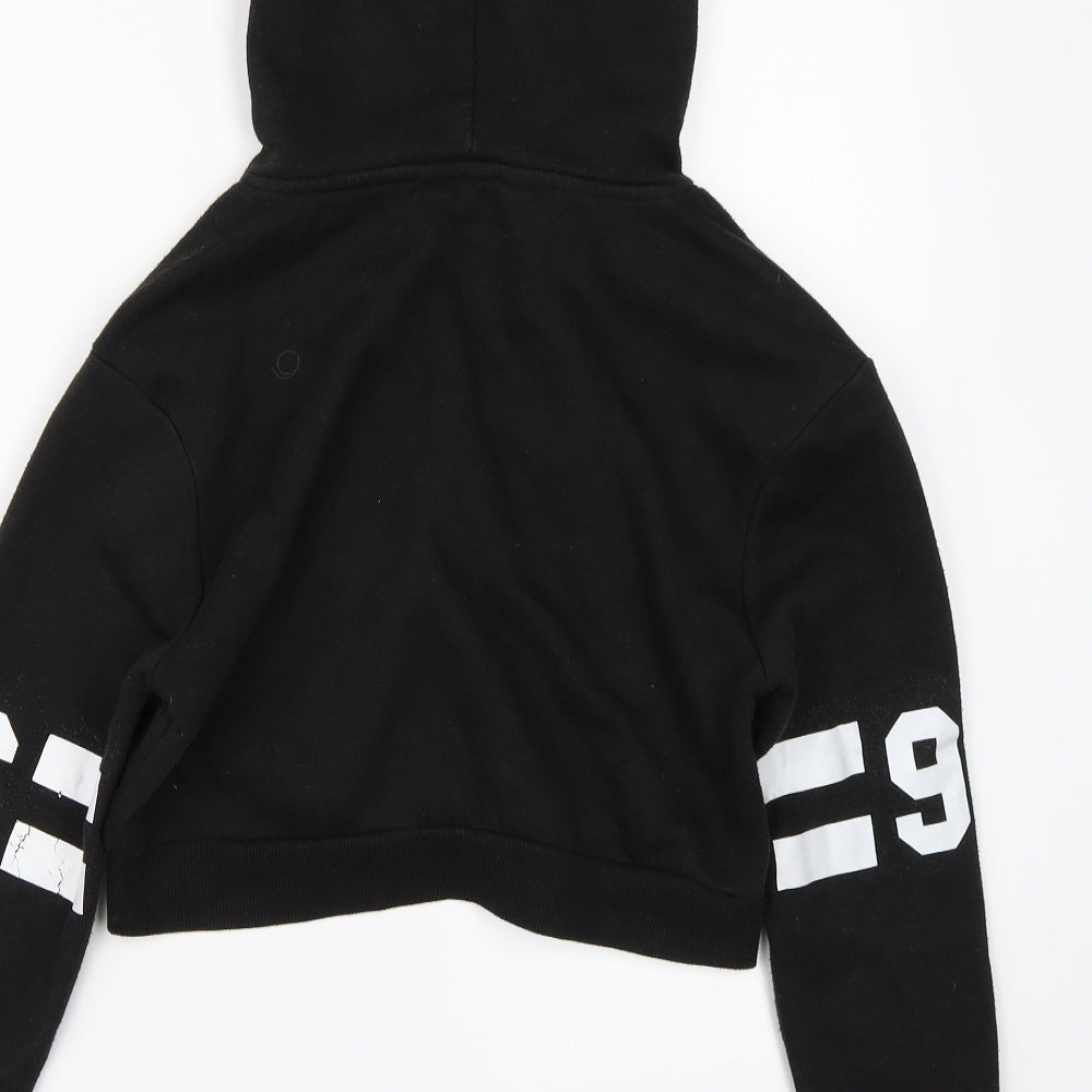 New Look Girls Black   Shrug Hoodie Size 10-11 Years