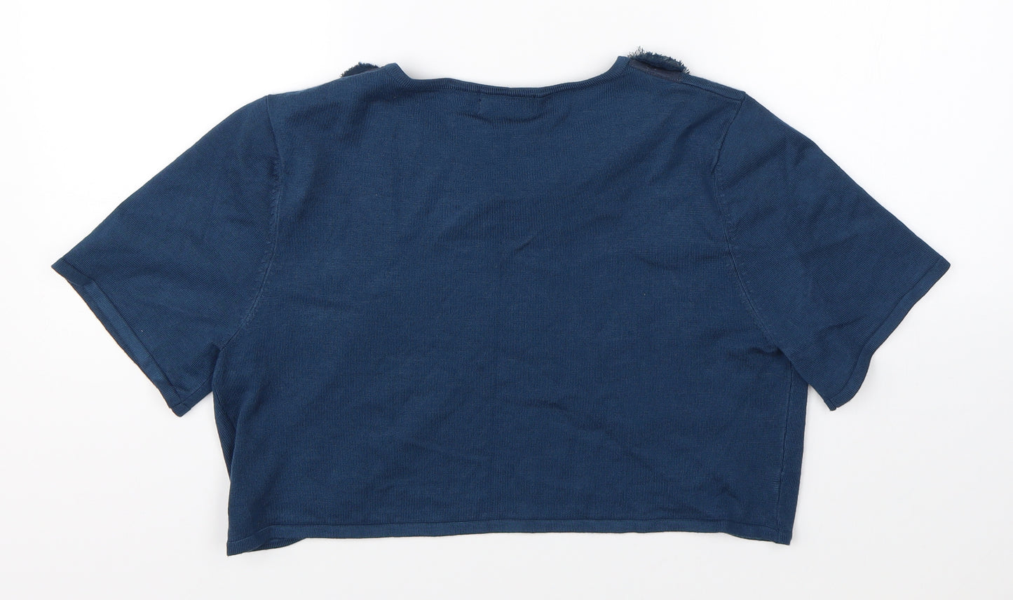 Nightingales Girls Blue   Cardigan Jumper Size 14 Years