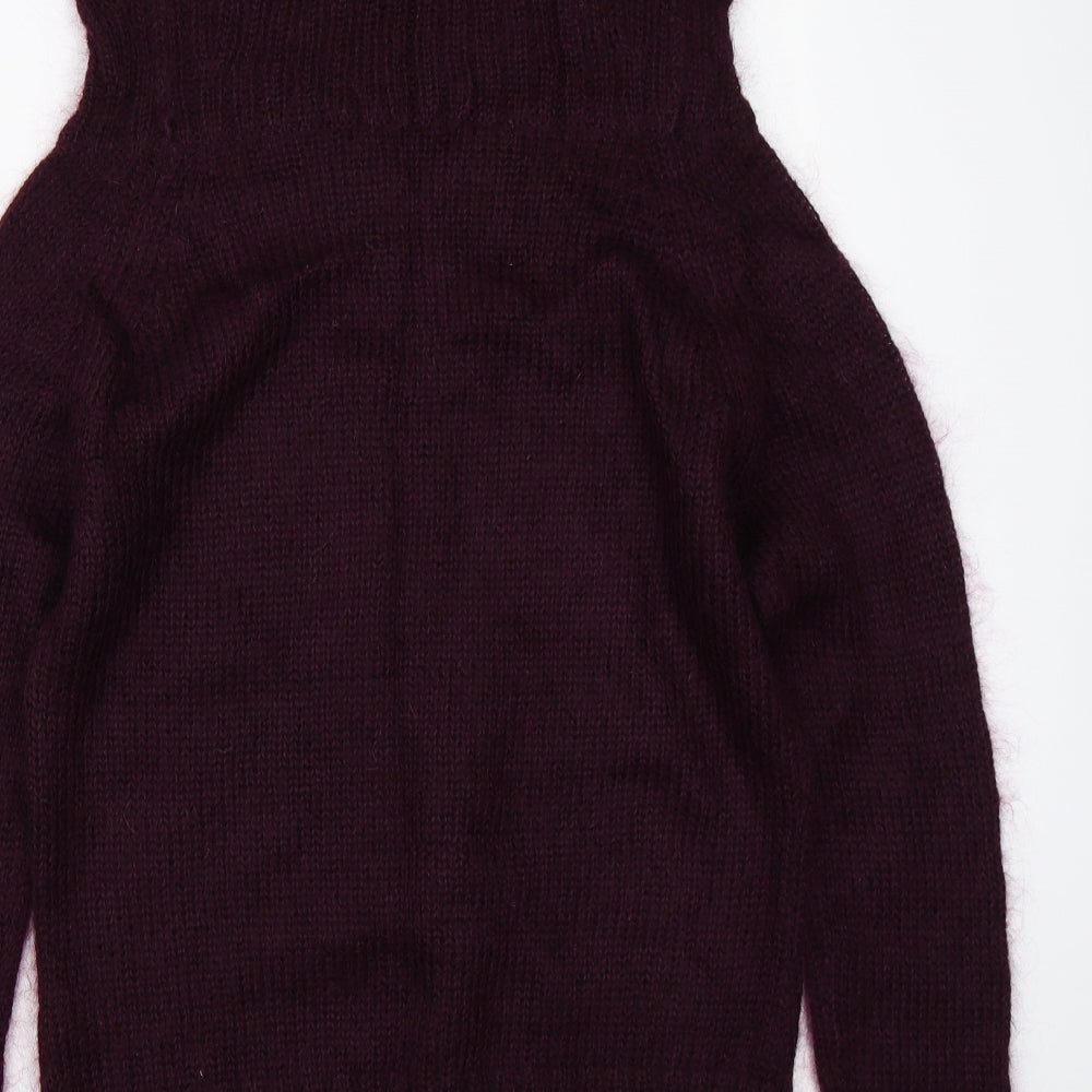 Marks & Spencer Womens Purple   Pullover Jumper Size 14