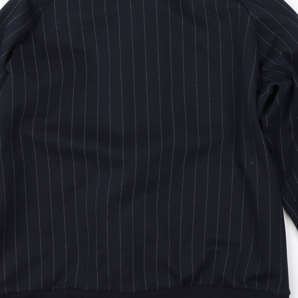 Boohoo Mens Blue Striped  Jacket  Size S