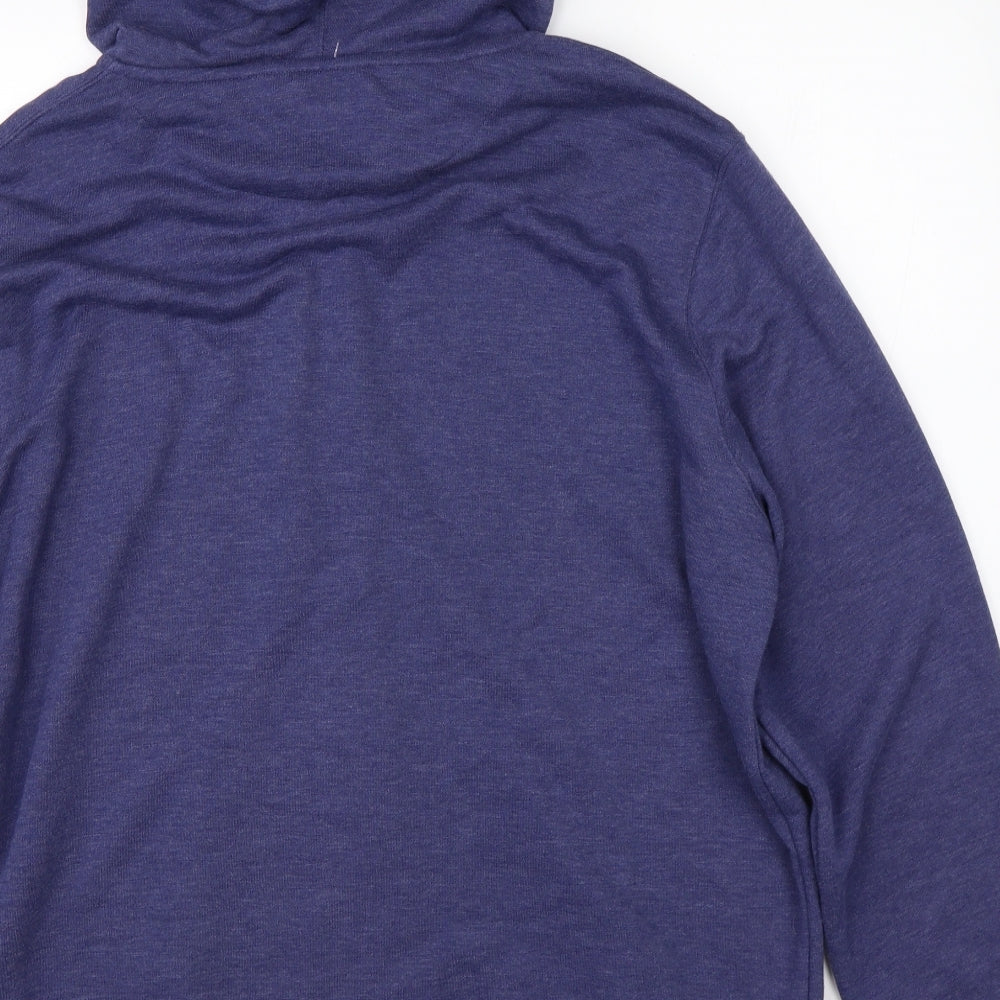 ACW85 Mens Blue   Full Zip Hoodie Size 2XL