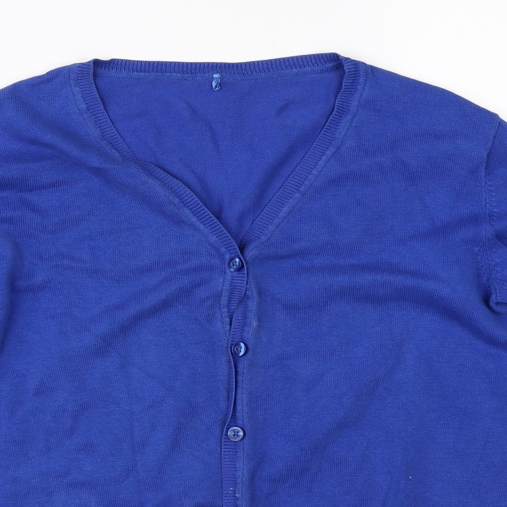 George Girls Blue   Cardigan Jumper Size 12-13 Years