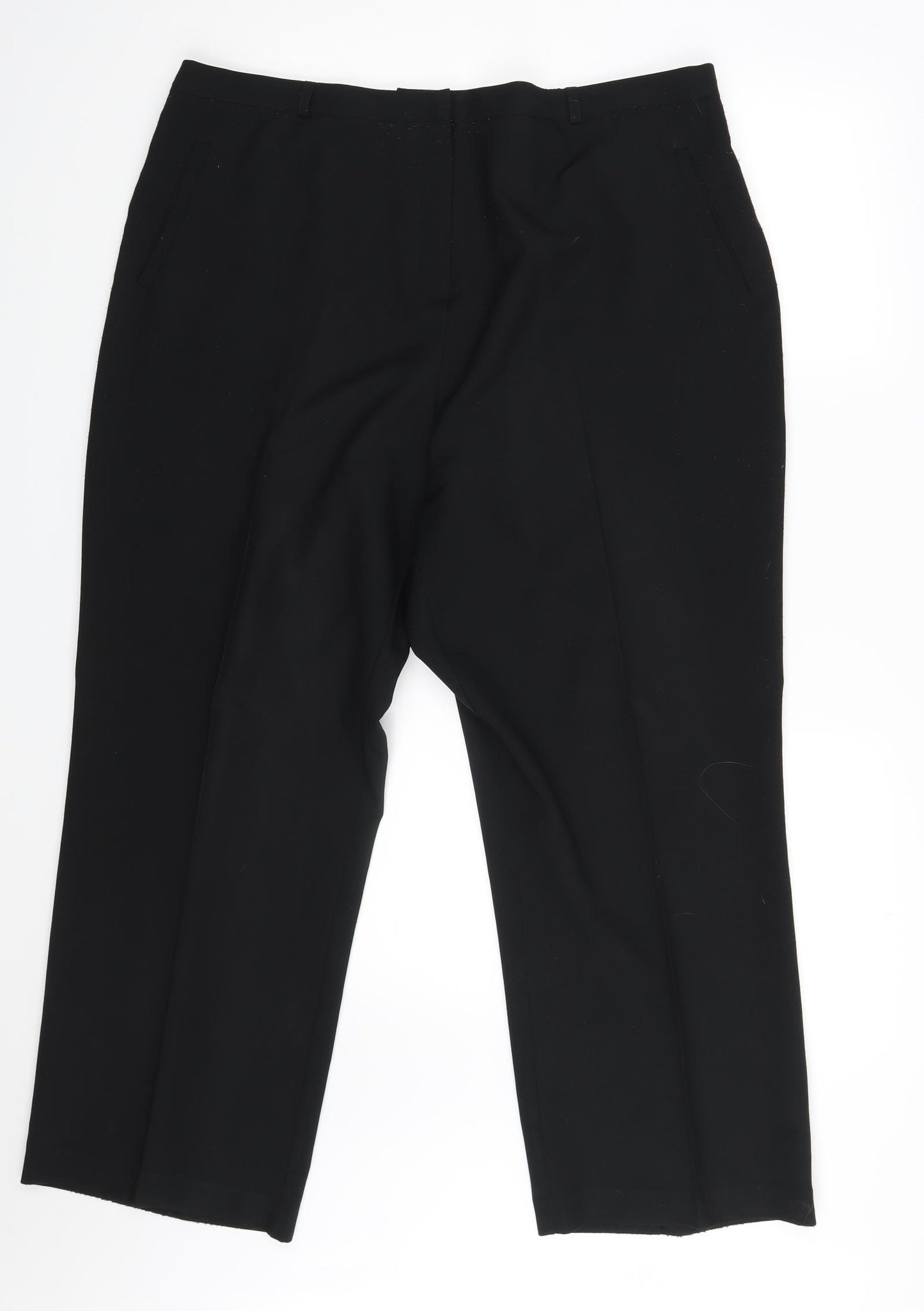 BHS Womens Black   Dress Pants Trousers Size 20 L27 in