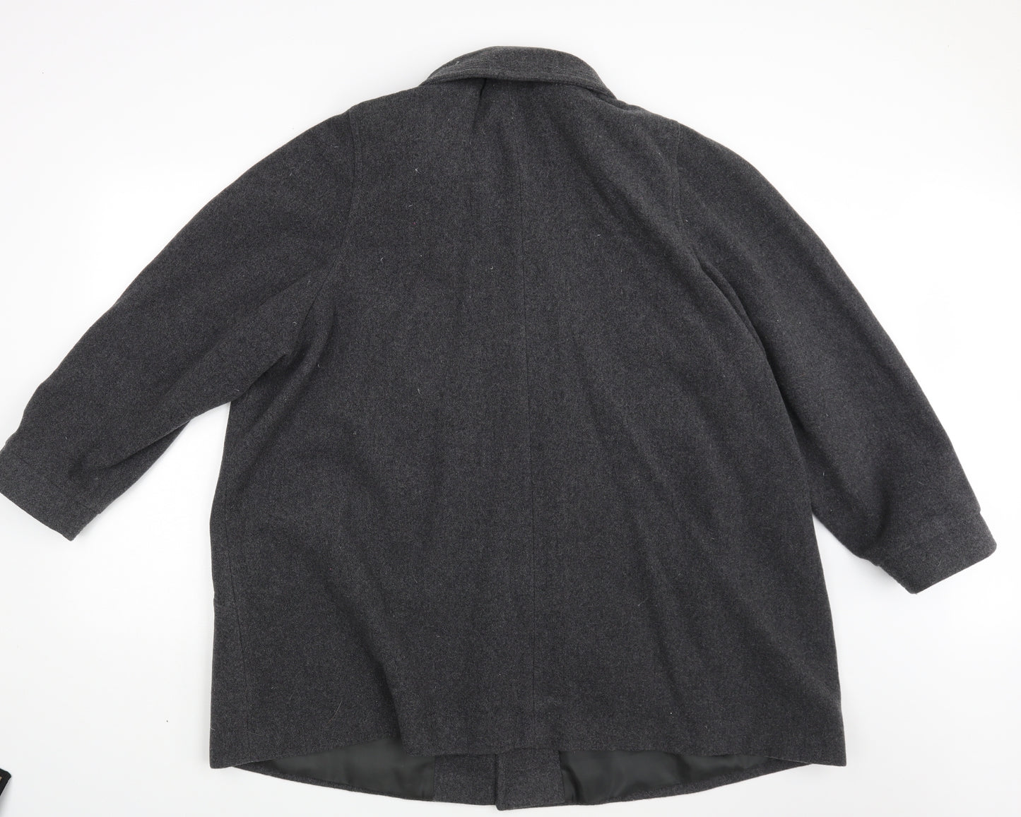 Daxon Womens Grey   Overcoat Coat Size 28