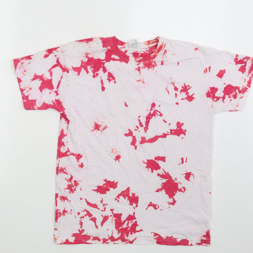 Fruit of the Loom Boys White Colourblock  Basic T-Shirt Size 12-13 Years