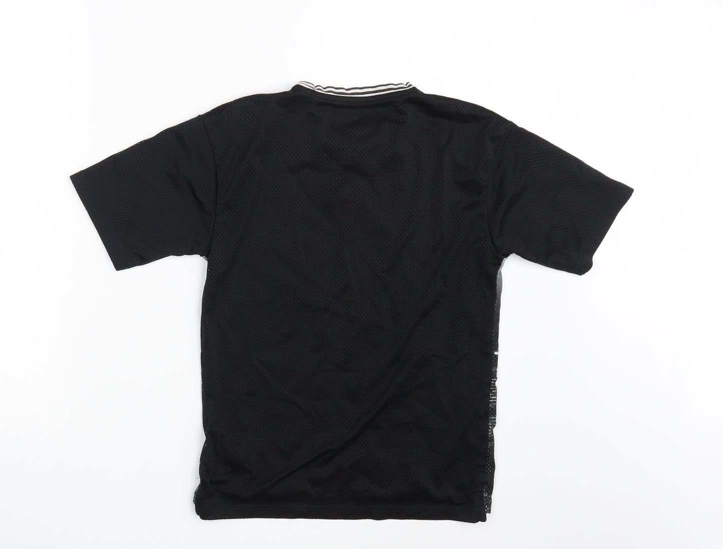 F&F Boys Black   Basic T-Shirt Size 8-9 Years