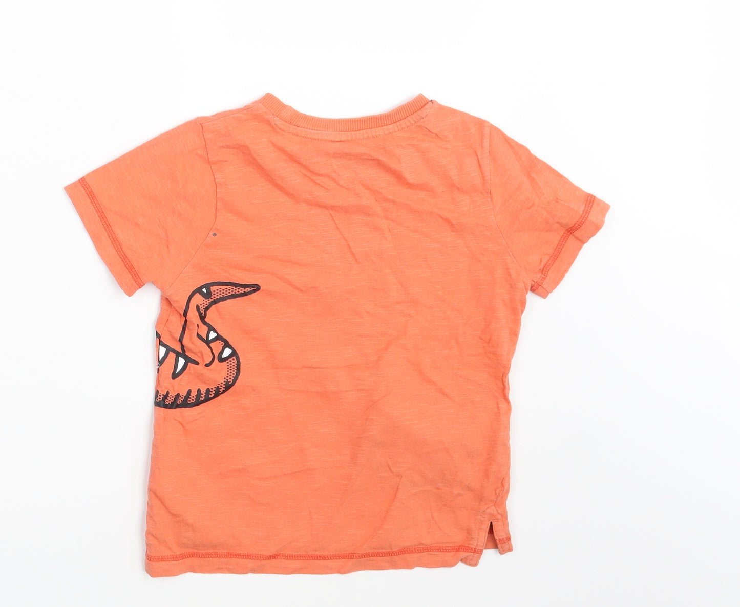 F&F Boys Orange   Basic T-Shirt Size 4-5 Years
