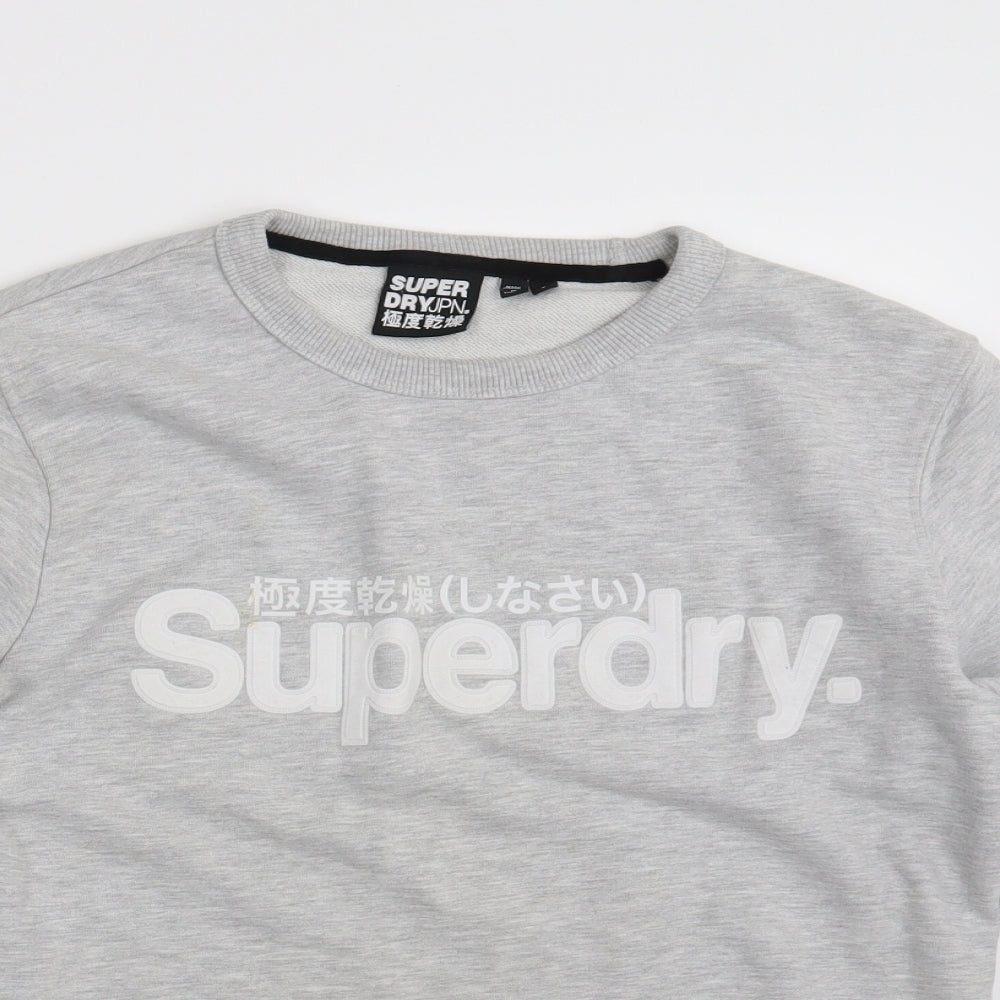 Superdry Mens Grey   Pullover Jumper Size S